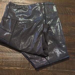 Constantly Varied Gear Iridescent Navy Sparkle Leggings